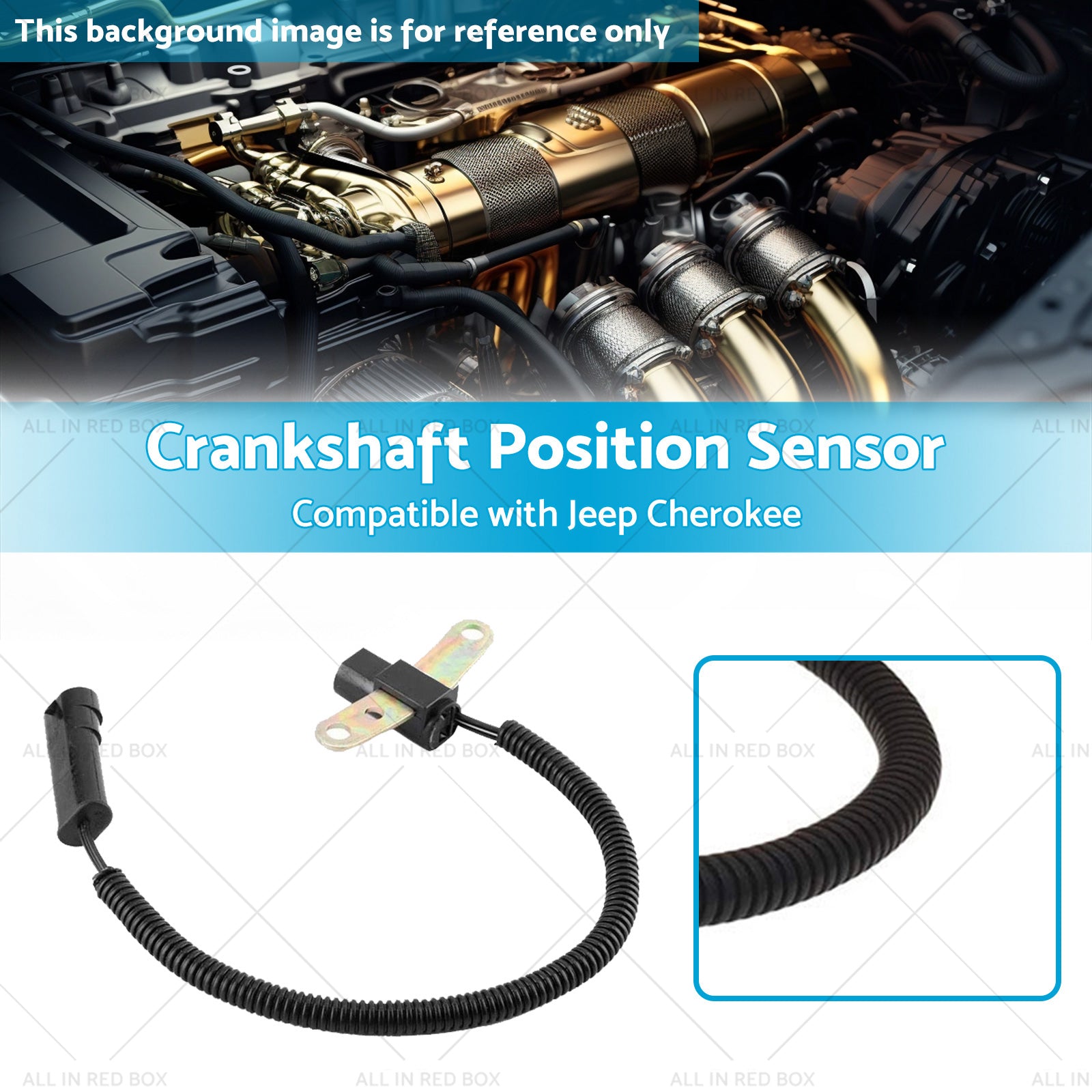 Crankshaft Position Sensor Suitable for Jeep Cherokee Dodge Caravan 2. 5L 93-96-2