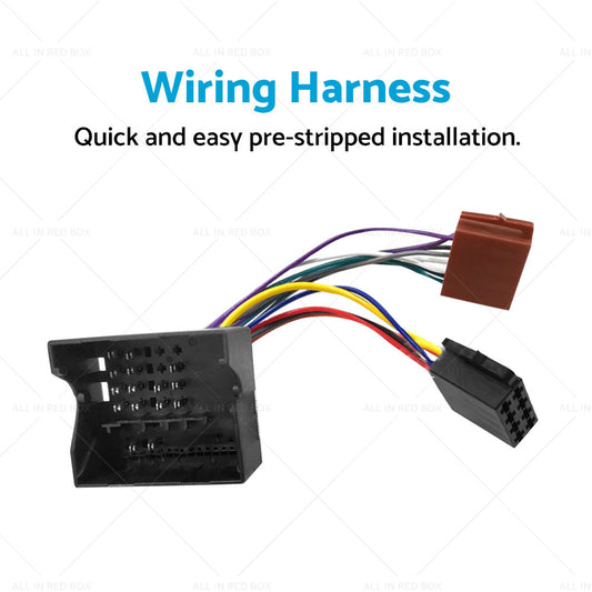 Car Stereo Harness ISO Adapter Plug Lead Loom Wiring Connector Suitable For Ford-1