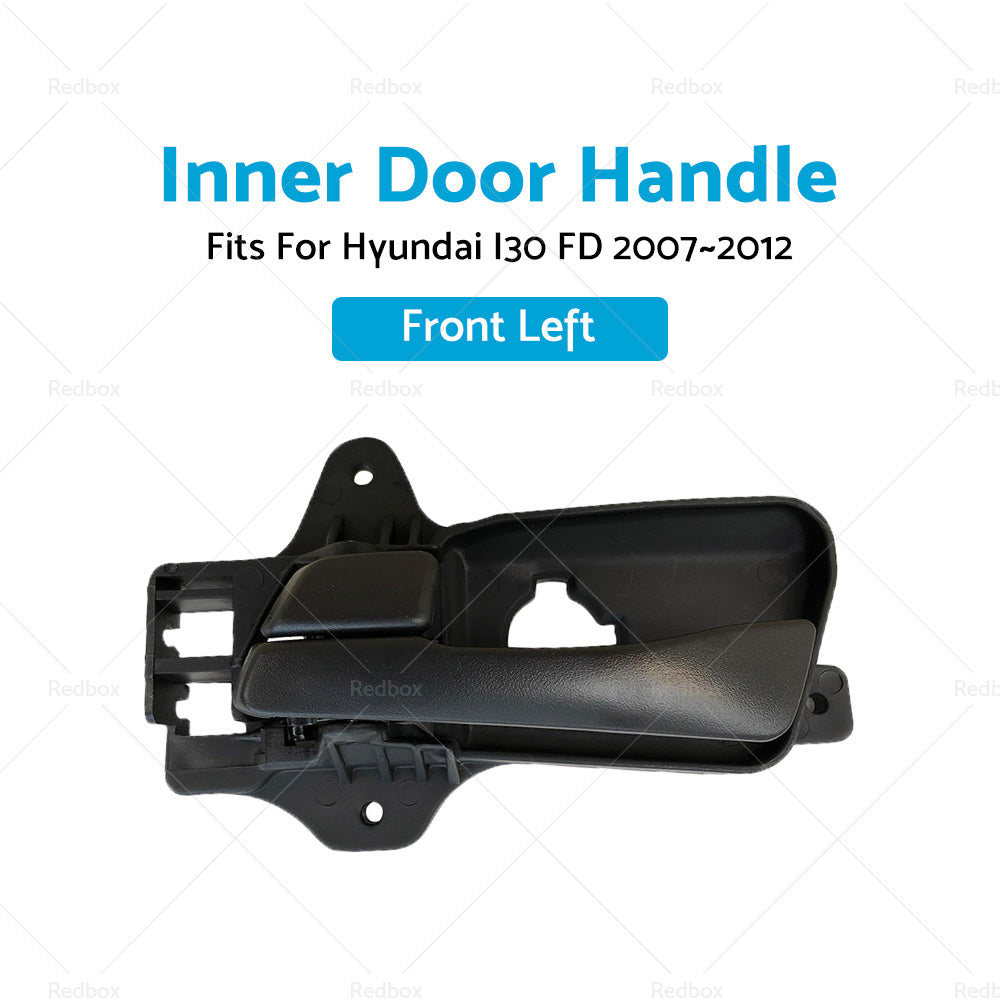 Front Left Side Inner Door Handle LH Fits For Hyundai I30 FD 2007-2012 Black-1
