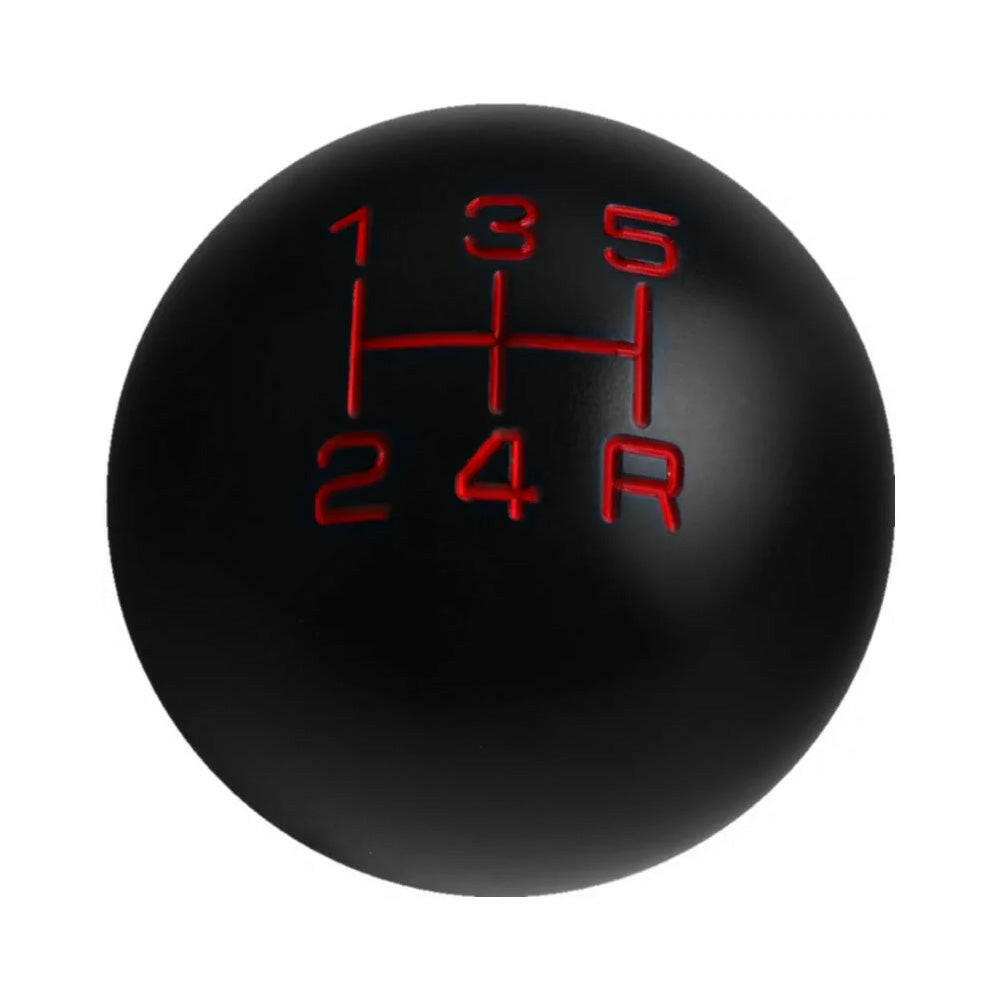1 Set Universal 5 Speed Car MT Manual Round Ball Gear Shift Knob Shifter Lever-2