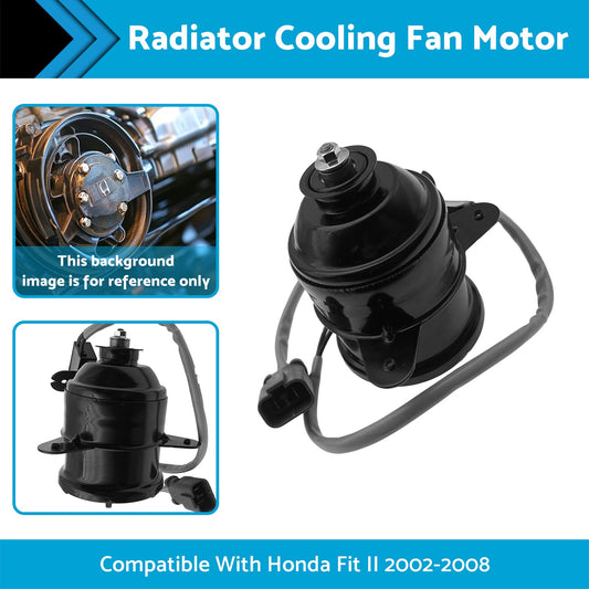 19030-PWA-J51 Radiator Cooling Fan Motor Suitable for Honda Fit II 2002-2008-1