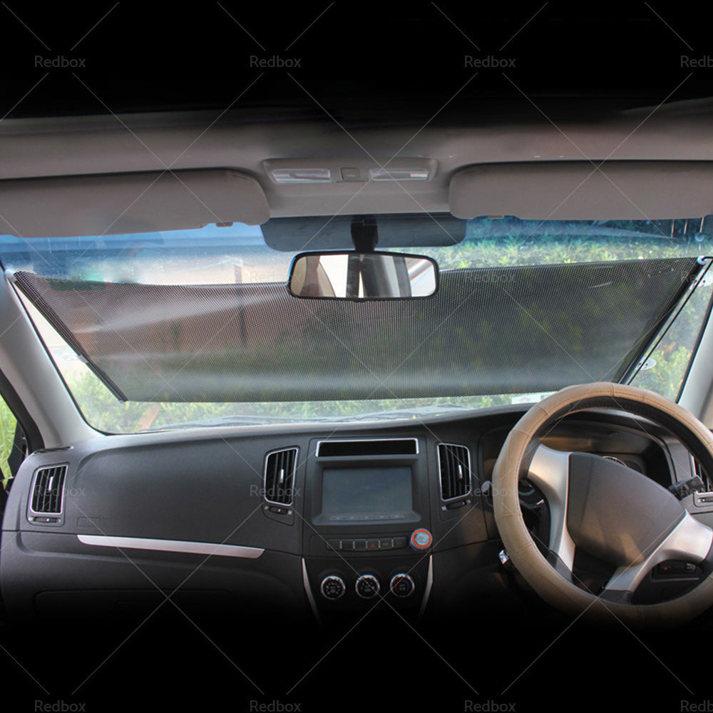 Retractable Car Front Rear Windshield Sun Shade Window Visor Folding UV Block-3