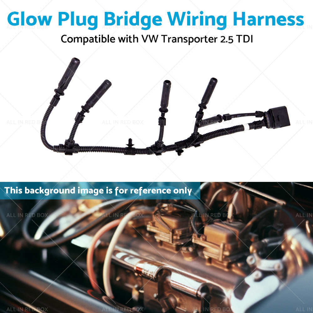 Glow Plug Bridge Wiring Harness 070971277B Suitable for VW Transporter 2. 5 03-10-4