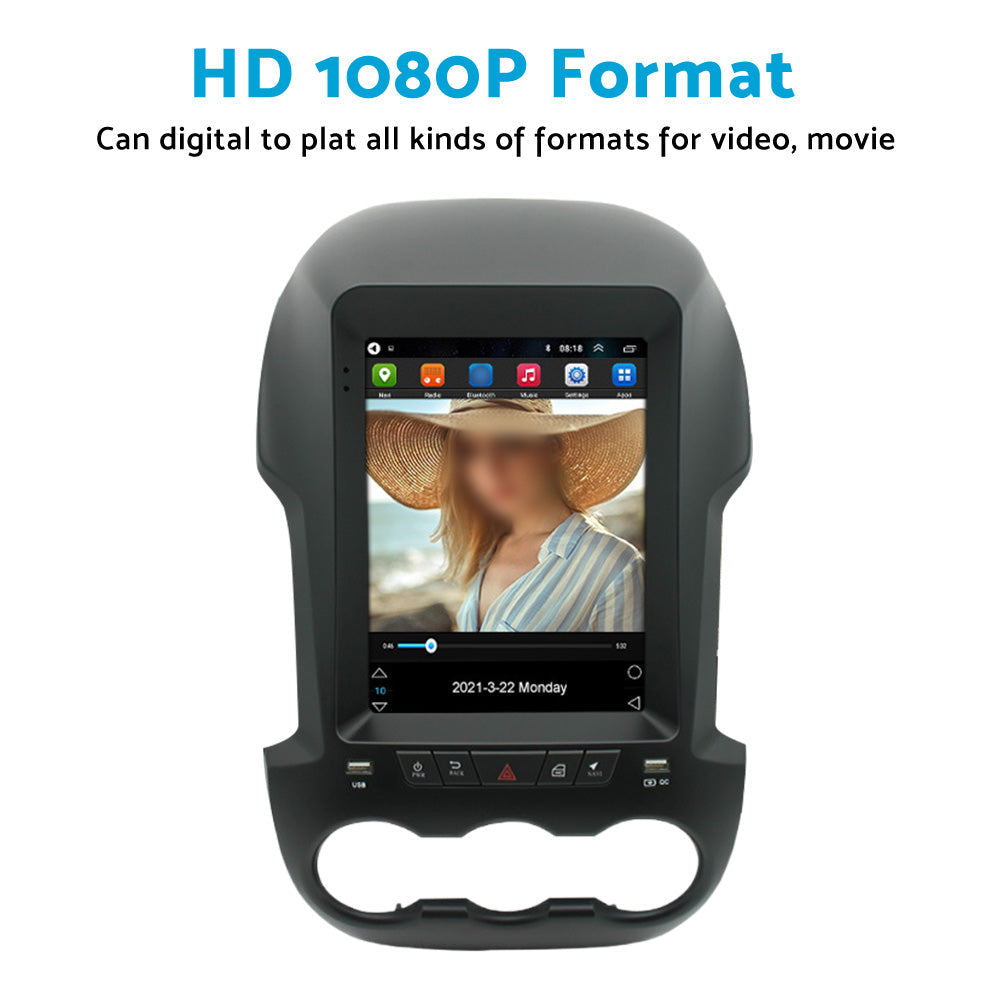 2+32GB Android 11 Apple Carplay Radio GPS Head Unit Suitable For Ford Ranger PX-4