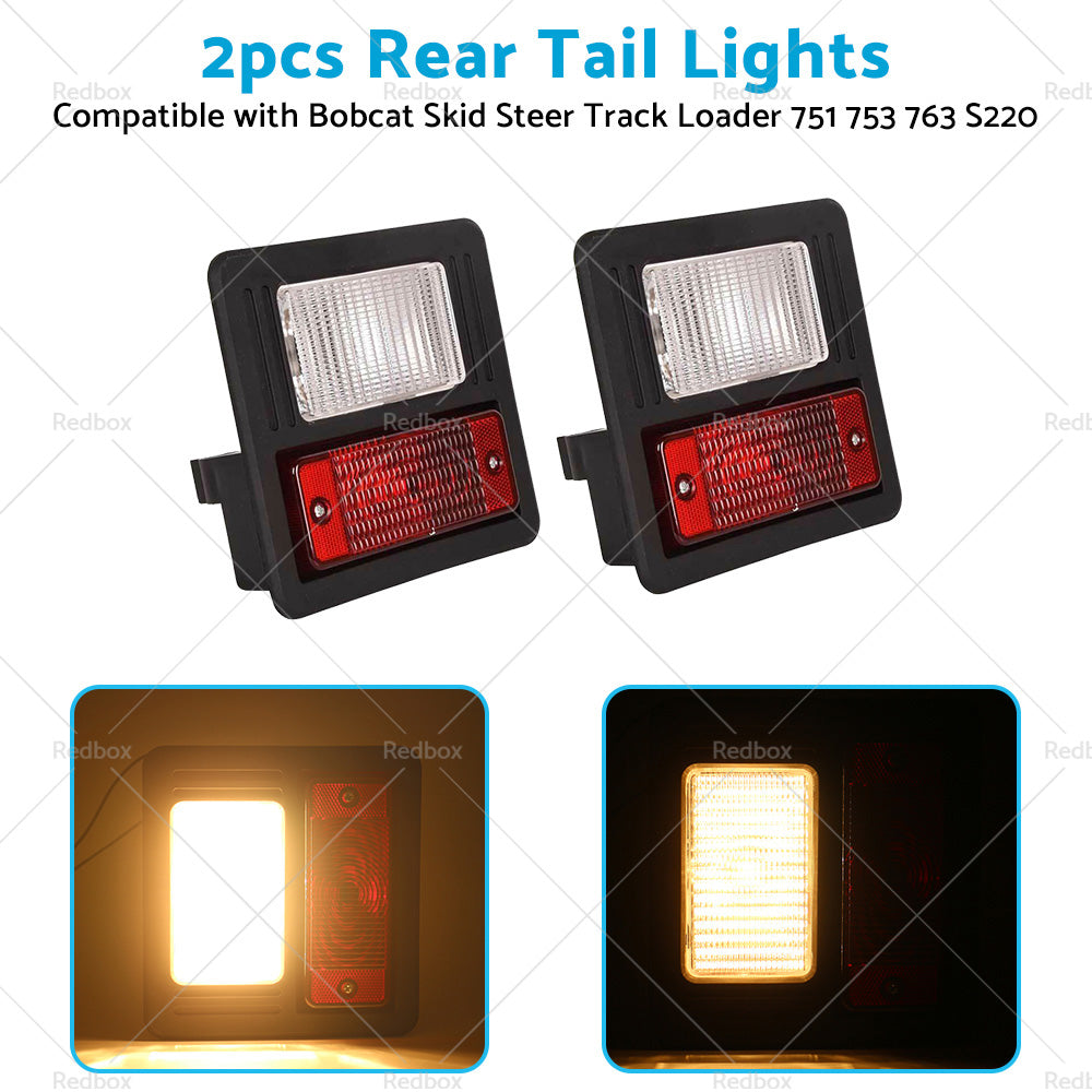 Rear Tail Light Suitable for Bobcat Skid Steer Track Loader 751 753 763 6670284-4