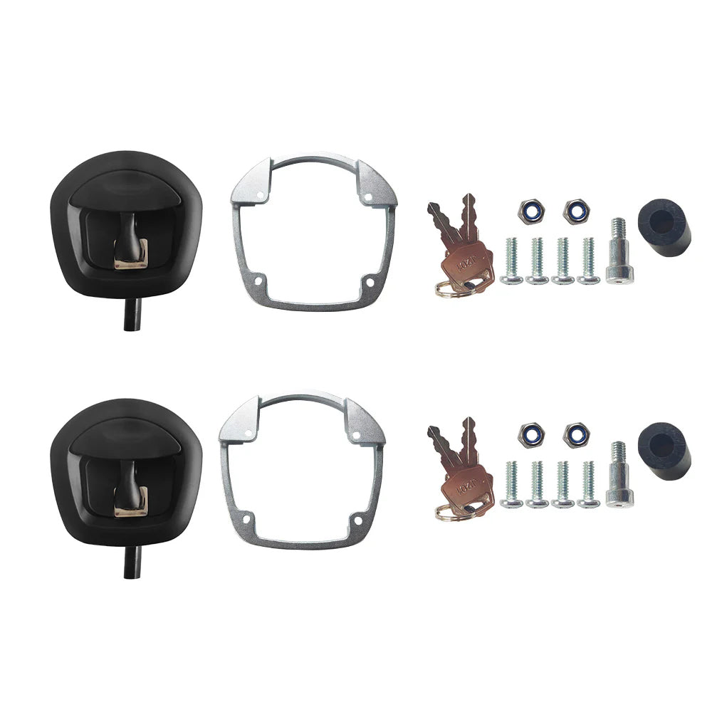2x Whale Tail T Handle Compression Lock Latch Suitable For Ute Canopy Trailer Toolbox-0