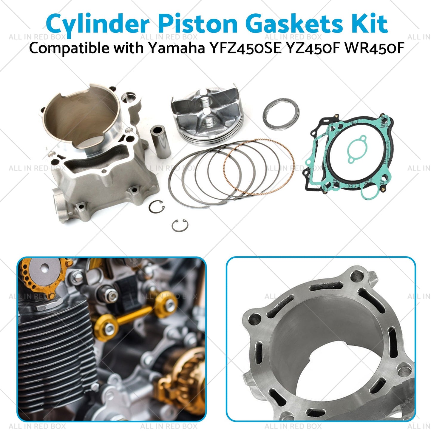 2S2-11631-20 95mm STD Cylinder Piston Kit for Yamaha YFZ450 04-09 YFZ450SE-4