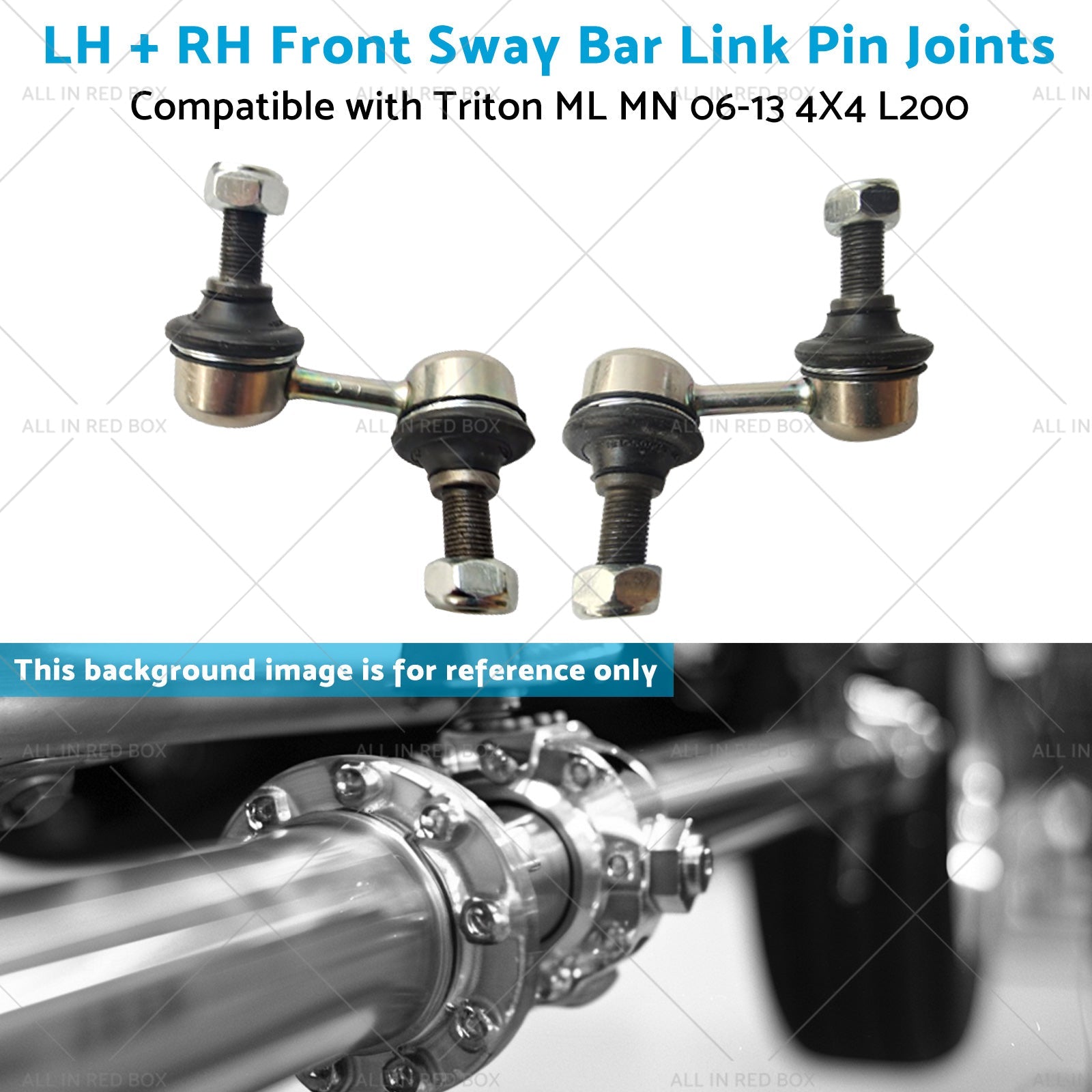 LH  RH Front Sway Bar Link Pin Joints Suitable for MN Triton ML 06-13 4X4 L200-4
