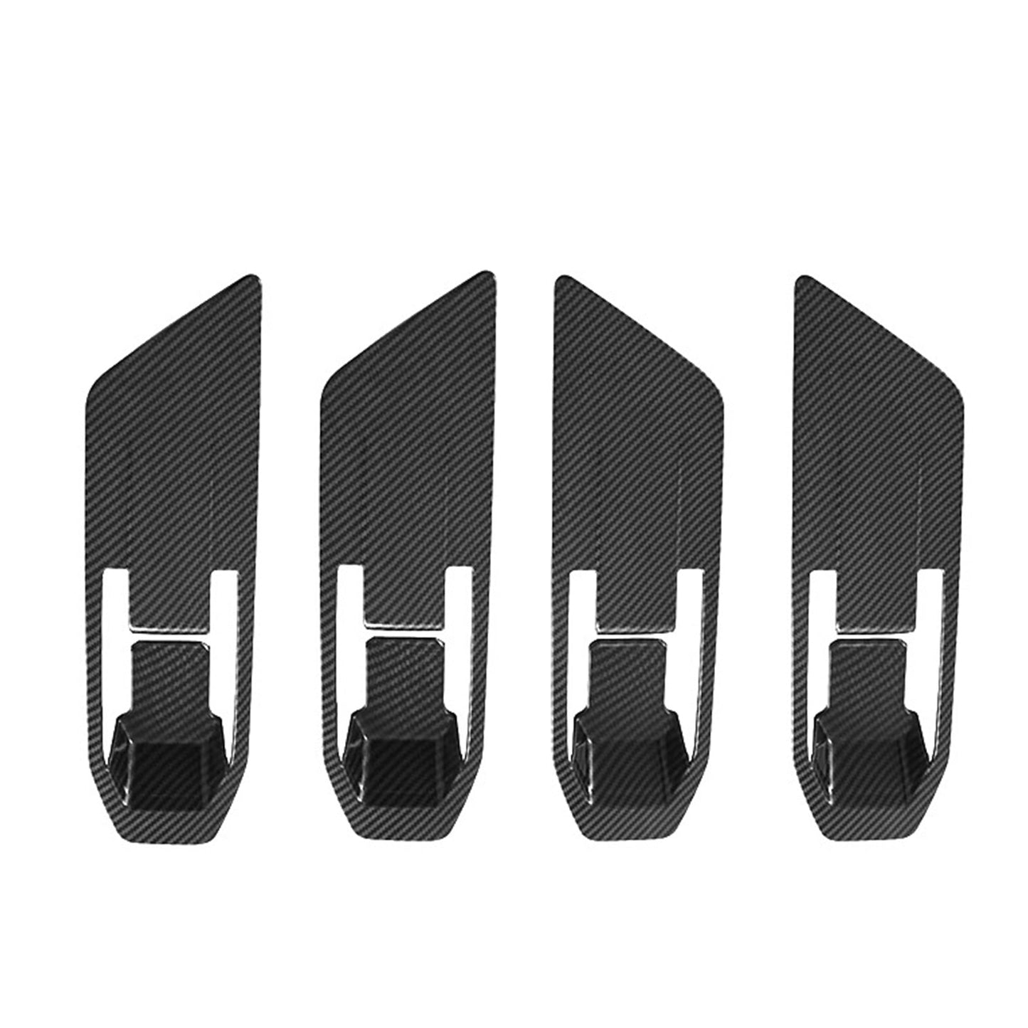 Carbon Fiber Inner Door Handle Cover Suitable For Mitsubishi Triton L200 23-25-4