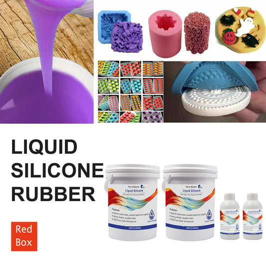 SH25 Liquid Silicone Rubber Mould Making Kit 100:3 Mix - 1Kg 5Kg 10Kg Purple-1