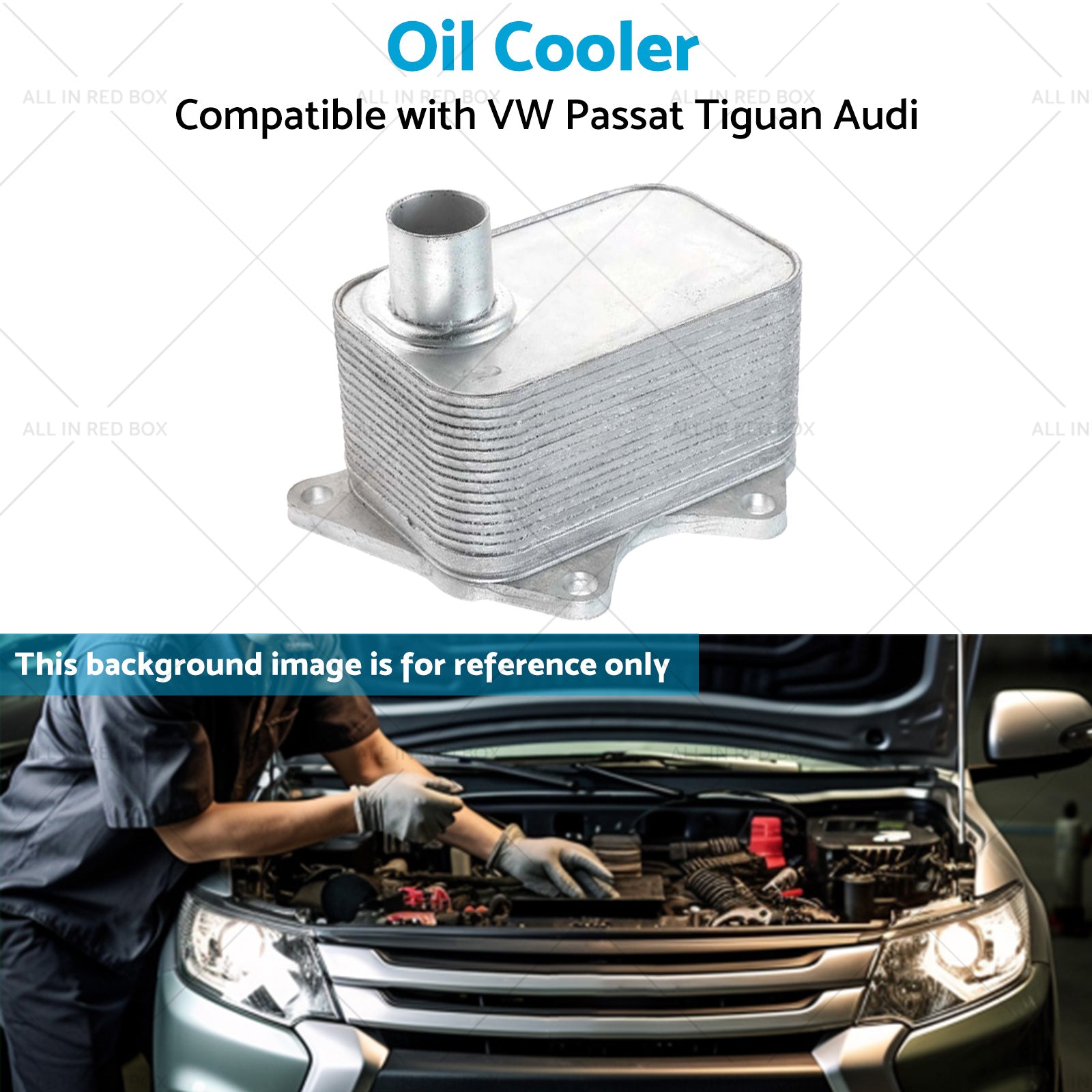 Oil Cooler Suitable for VW Passat Tiguan Audi A4 A5 A6 TT Skoda Octavia Superb-3