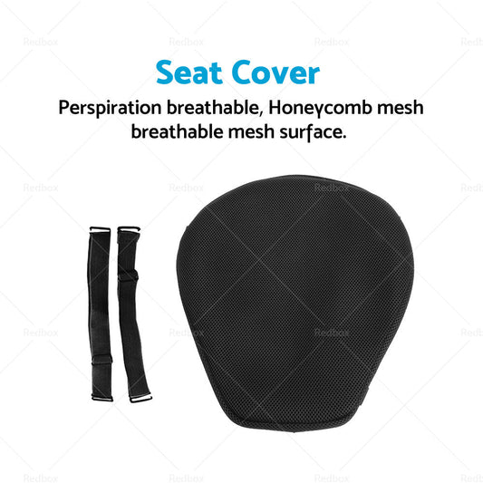 Universal Motorcycle Mesh Seat Cover Black Cloth Protector Suitable for Models-1