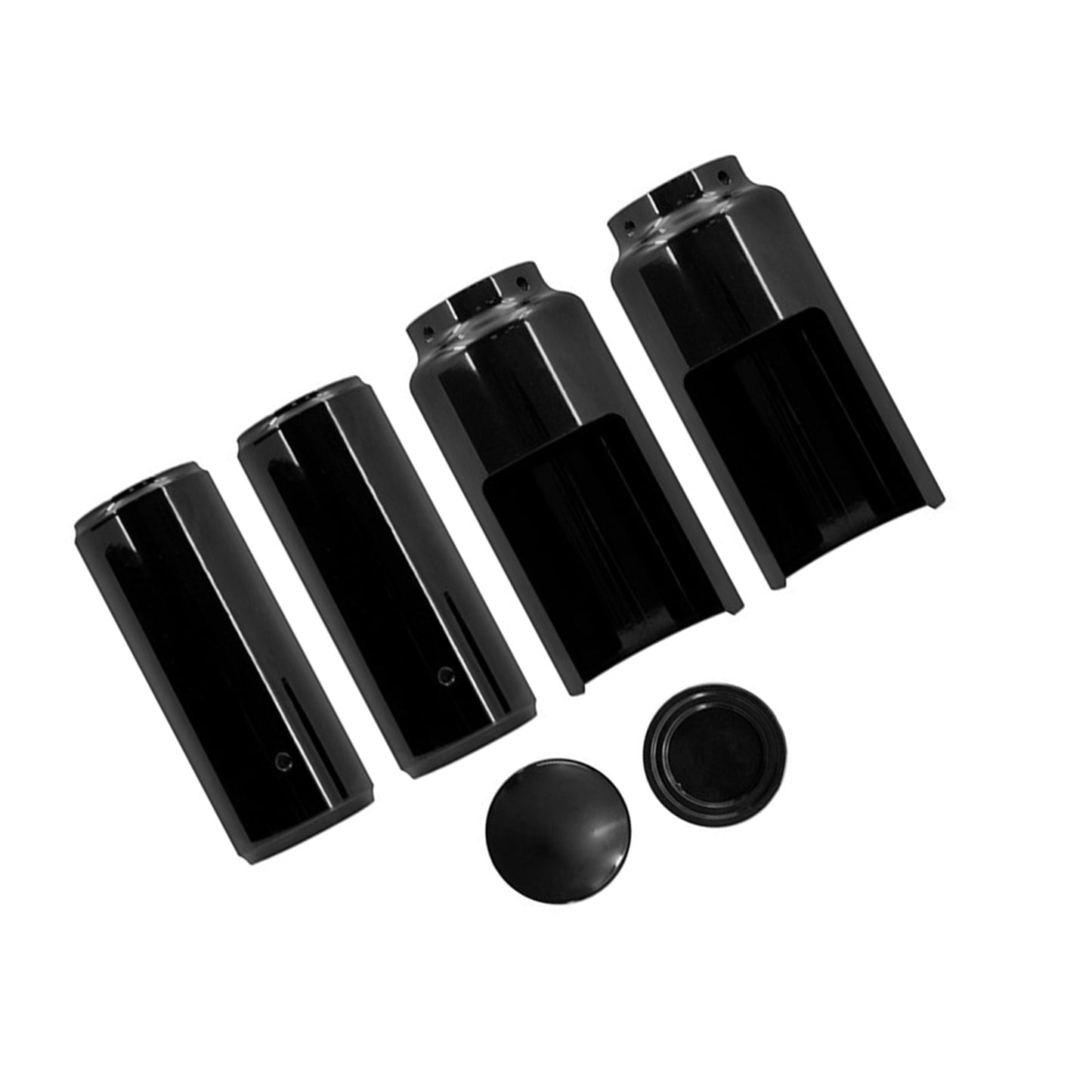 Black Fork Cover Set For Harley Softail M8 Street Bob 2018-2022 Full-3