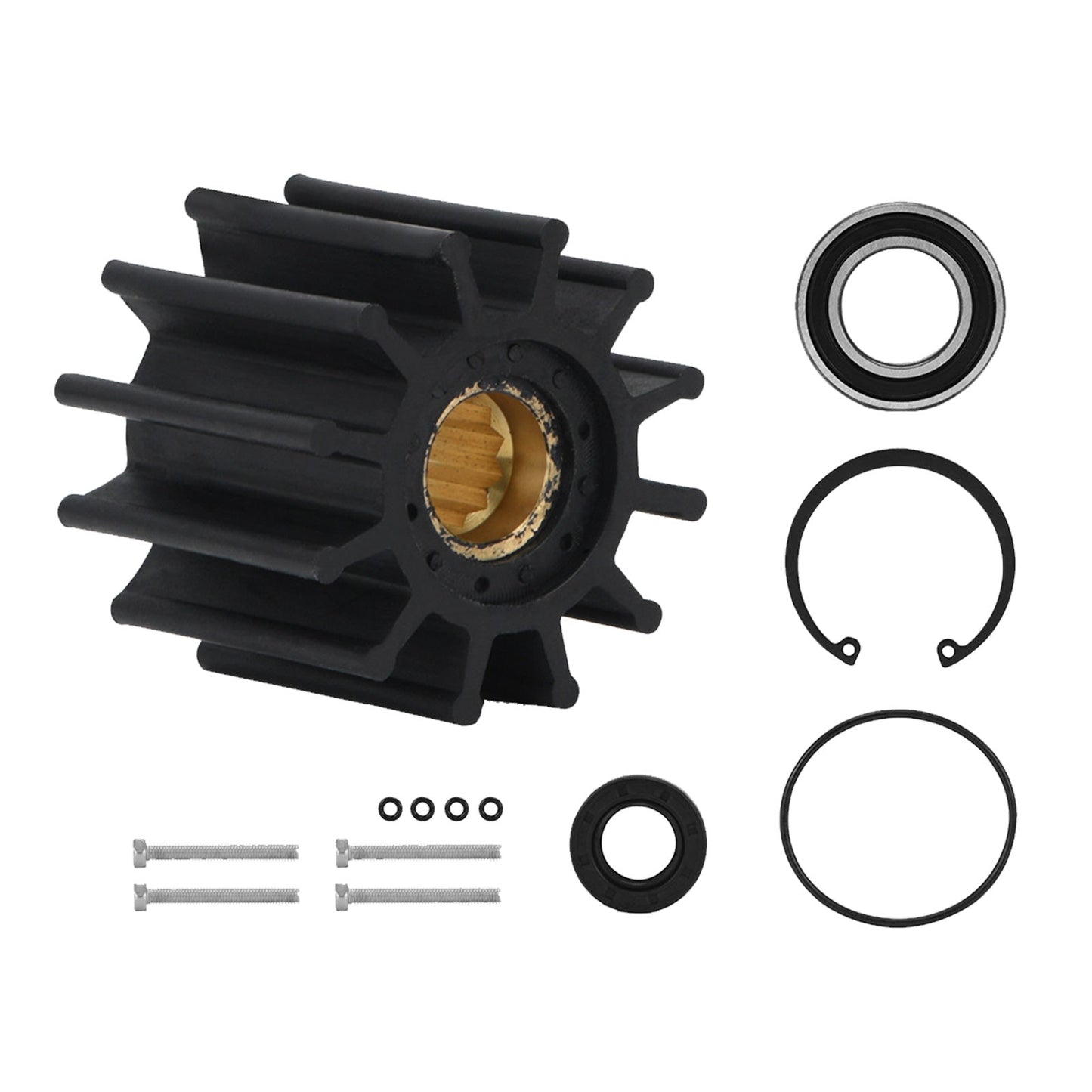 Impeller Seal Water Pump Rebuild Kit Suitable for Many Volvo Penta 3.0 4.3 5.0-3