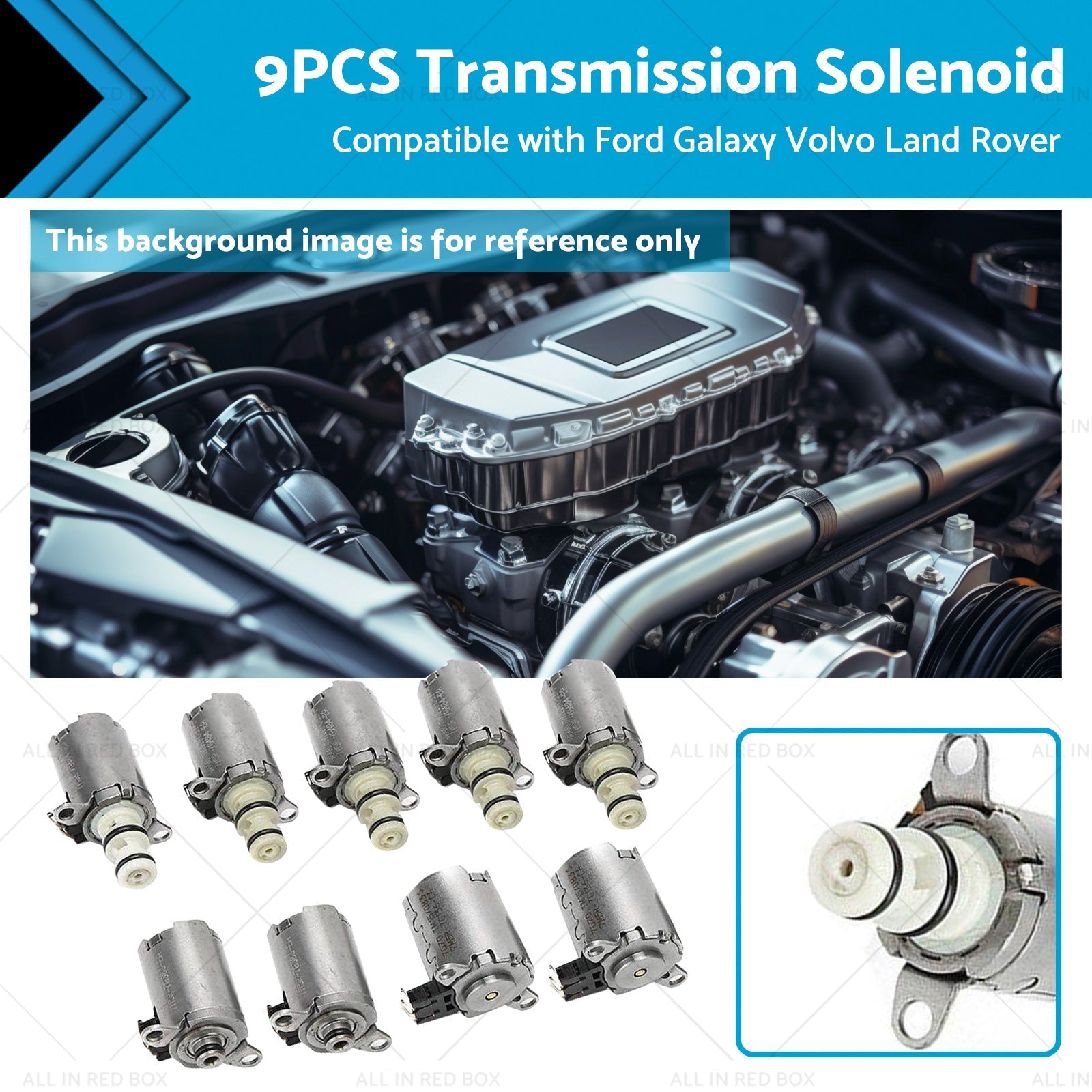 MPS6 Transmission Solenoid Kit Suitable For Ford Galaxy Volvo Land Rover 6 Speed-0