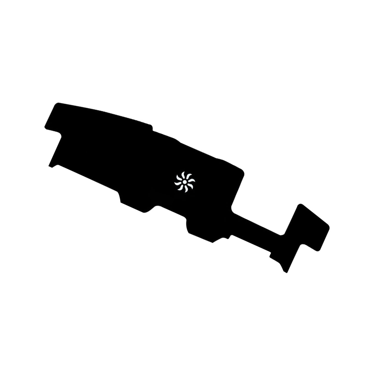 Black Dash Mat Suitable for BYD SHARK 6 with Heads Up Display 2024-2026-0