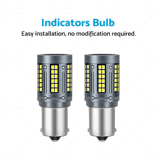 LED White Rear Reverse Bulbs BA15s Suitable For Holden Commodore VT VX VY VZ VE-1