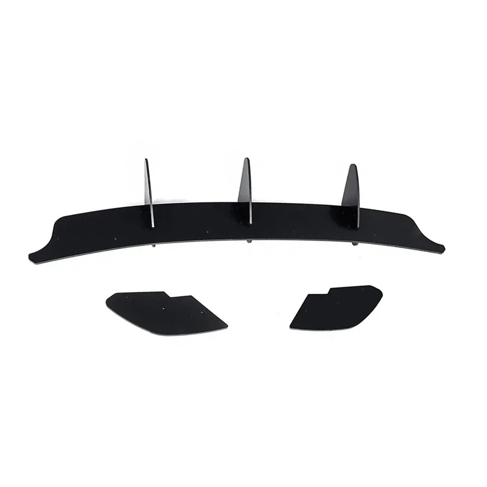 Rear Bumper Lip Diffuser Spoiler Suitable For VW Golf 6 MK6 GTI 2010-2014-3