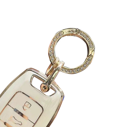 Beige TPU Remote Key Fob Case Cover Suitable For Great Wall Haval Hover H1/H4/H6/H7/H9-0
