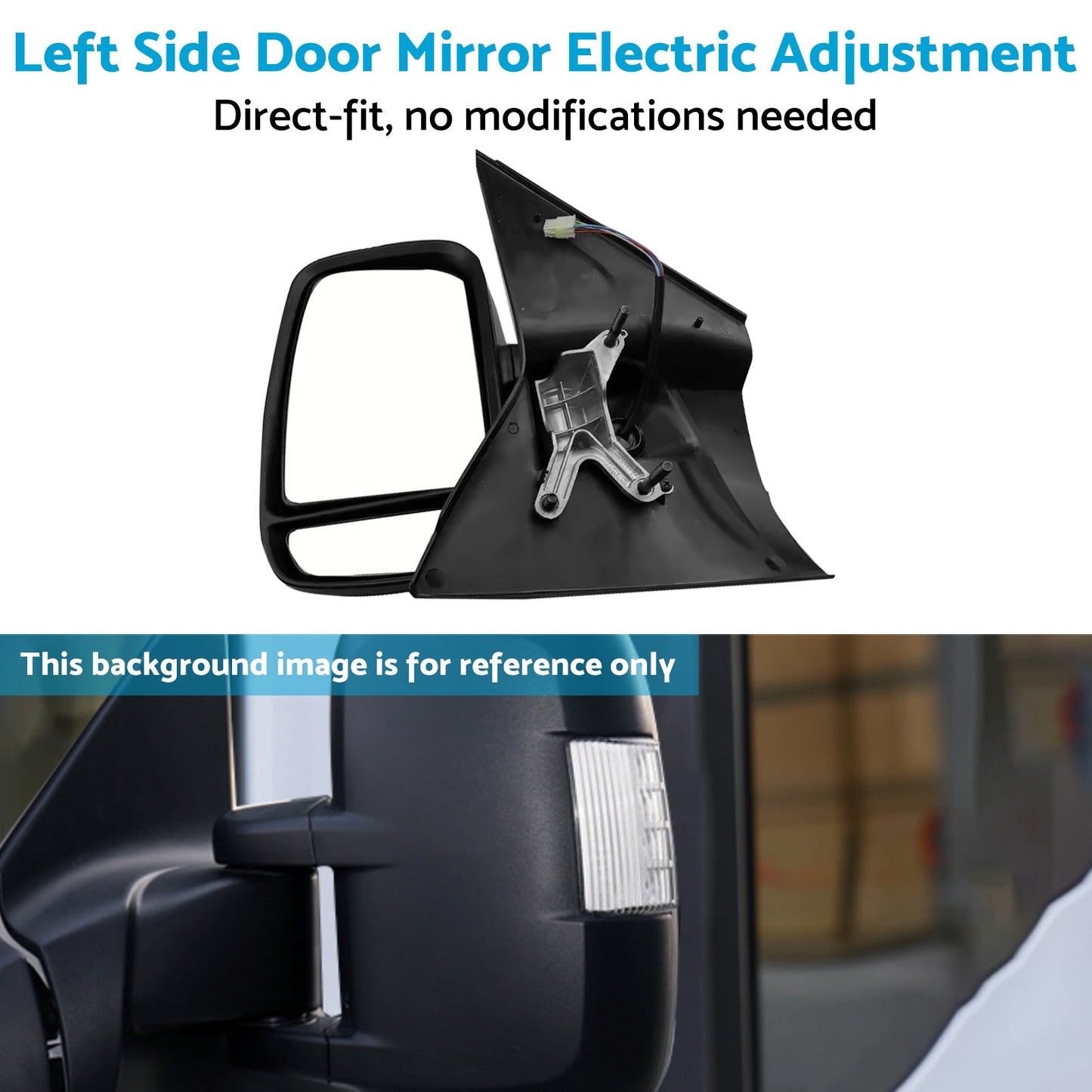 LH Door Mirror Electric Adjustment Driver Side Suitable For LDV V80 13 on-3