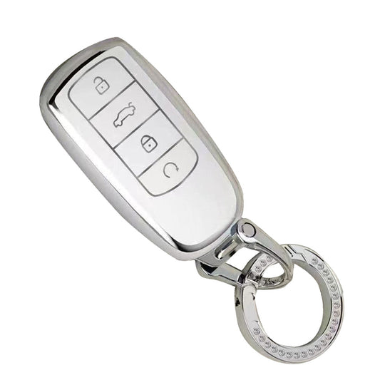 Car Remote Key Fob Case Cover TPU White Suitable For Chery Omoda 5-1