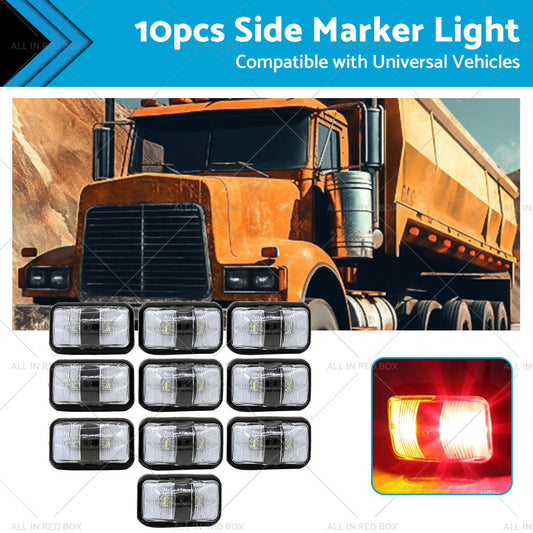 10X Red Amber Clearance Lights LED Trailer Suitable for Truck Car Warning Light-0