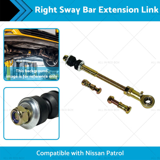 Rear Right Sway Bar Extension Link for 2 inch  - 8 inch  Suitable for Nissan Patrol GU GQ-1