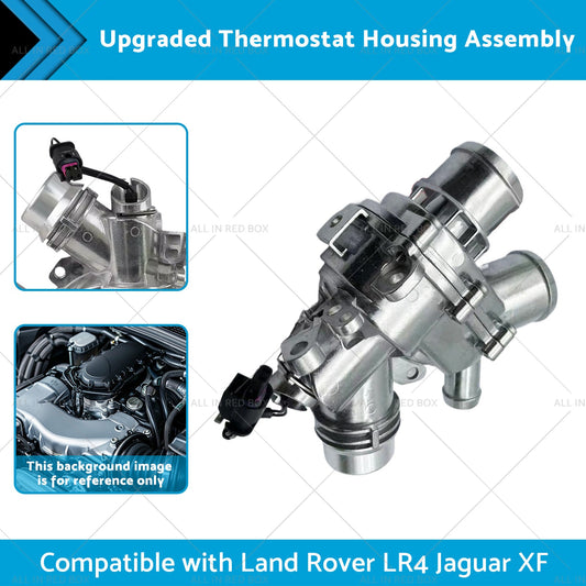 Upgraded Thermostat Housing Assembly Suitable for Land Rover LR4 Jaguar XF 3. 0L-1