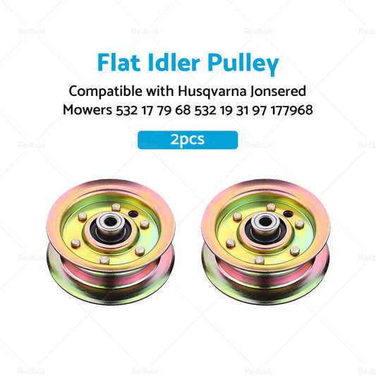 2xPulley Suitable For Husqvarna Jonsered Mowers 532 17 79 68 532 19 31 97 177968-1