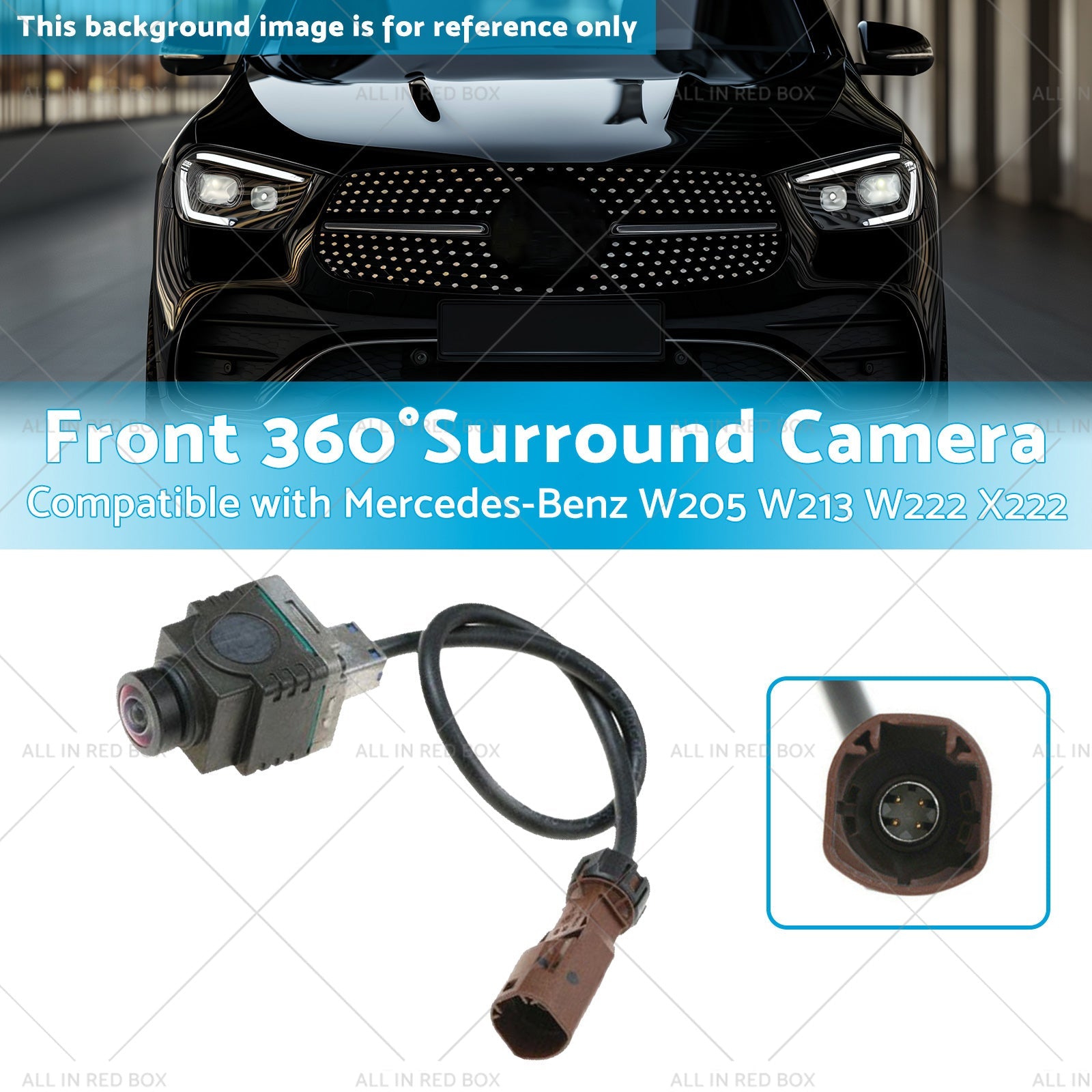 Front 360 degree angle Surround Camera Suitable for Mercedes-Benz W205 X222 W213 W222 14-20-2