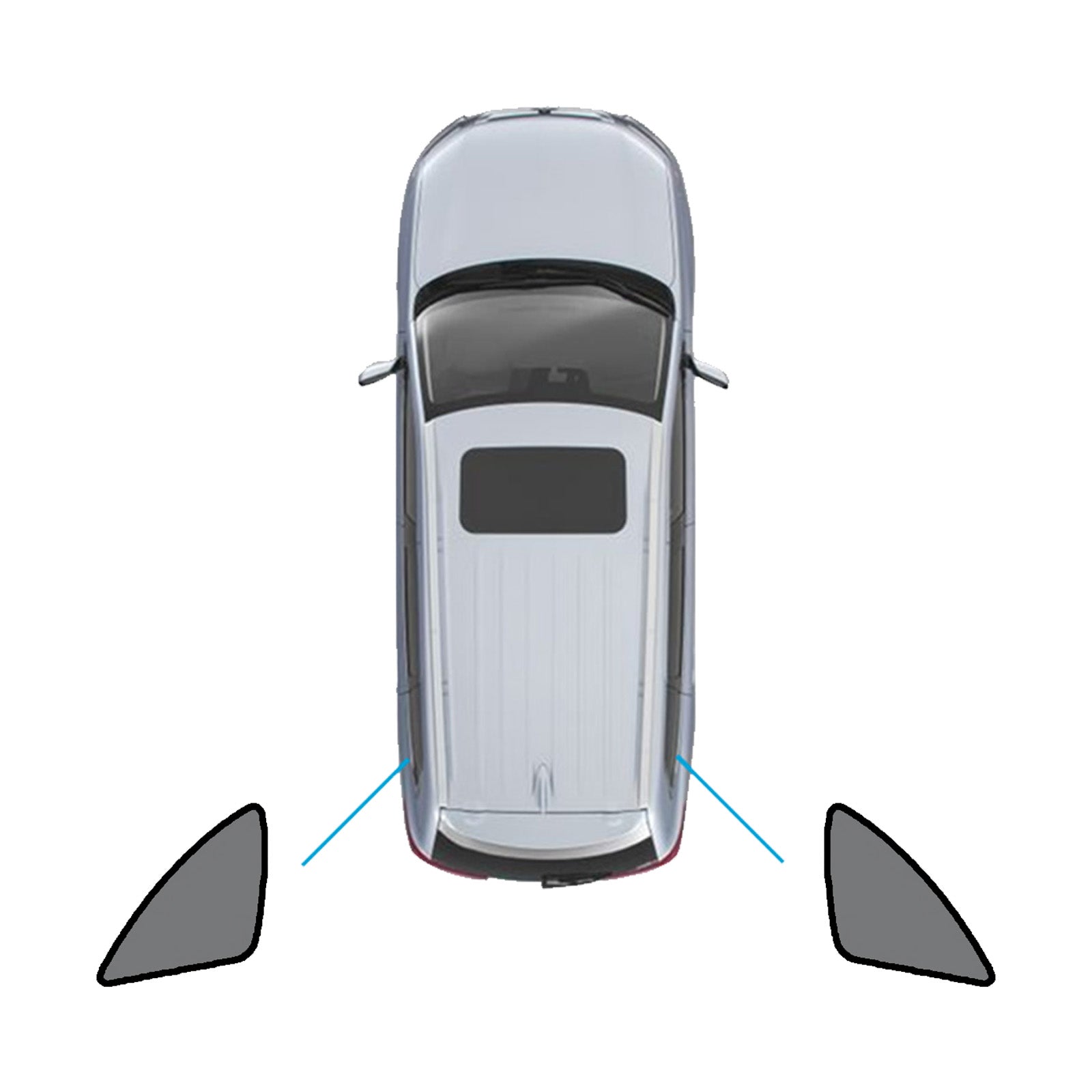 Window Sun Shades Magnetic Mesh Accessories Suitable for Mercedes-Benz GLA 20-On-3