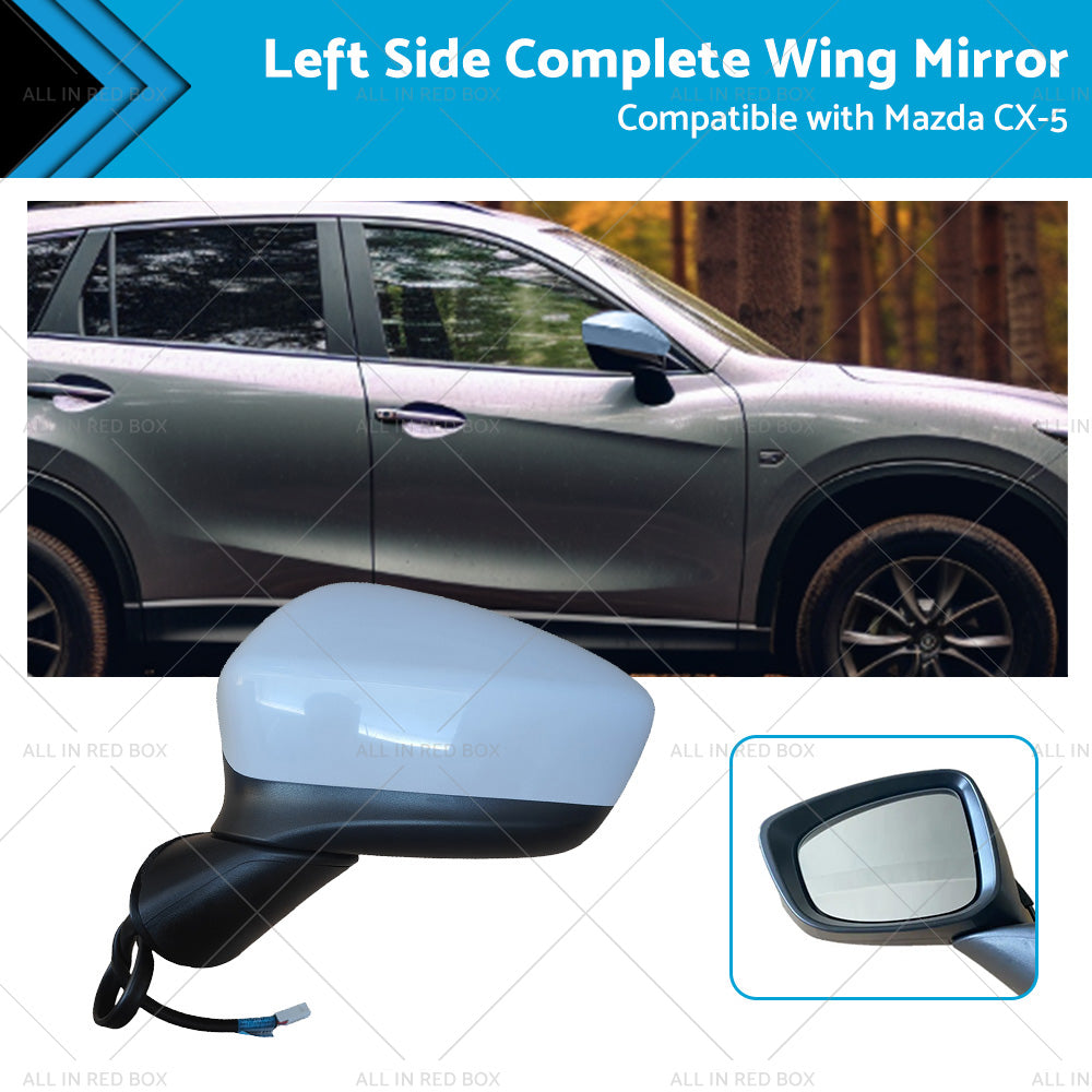 Door Wing Mirror Suitable for Mazda CX-5 2012-2014 Left Passenger Side LH NEW-0