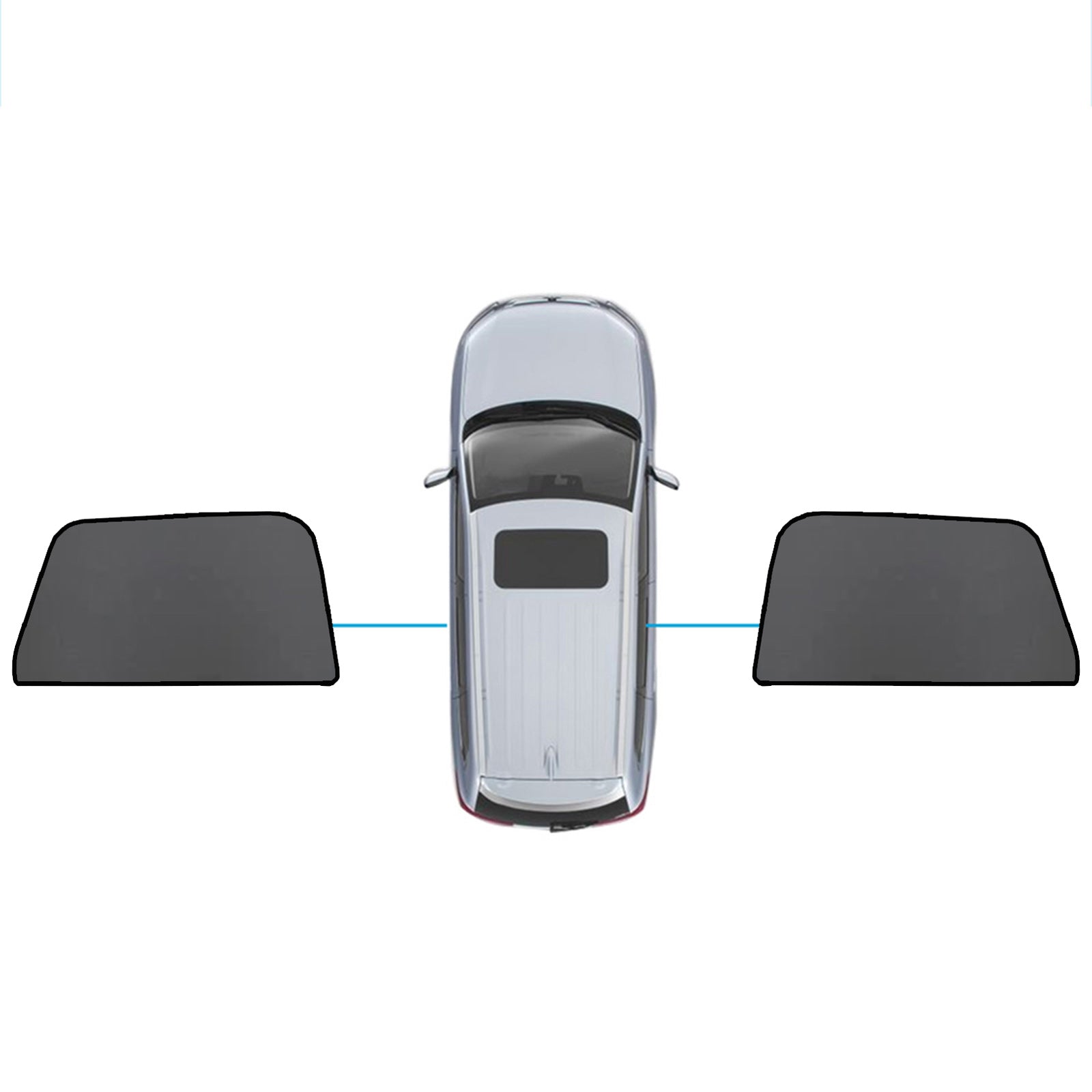 Car Window Sun Shade Magnetic Sun Blind Mesh Suitable for BMW X5 F95 G05 2018-On-2
