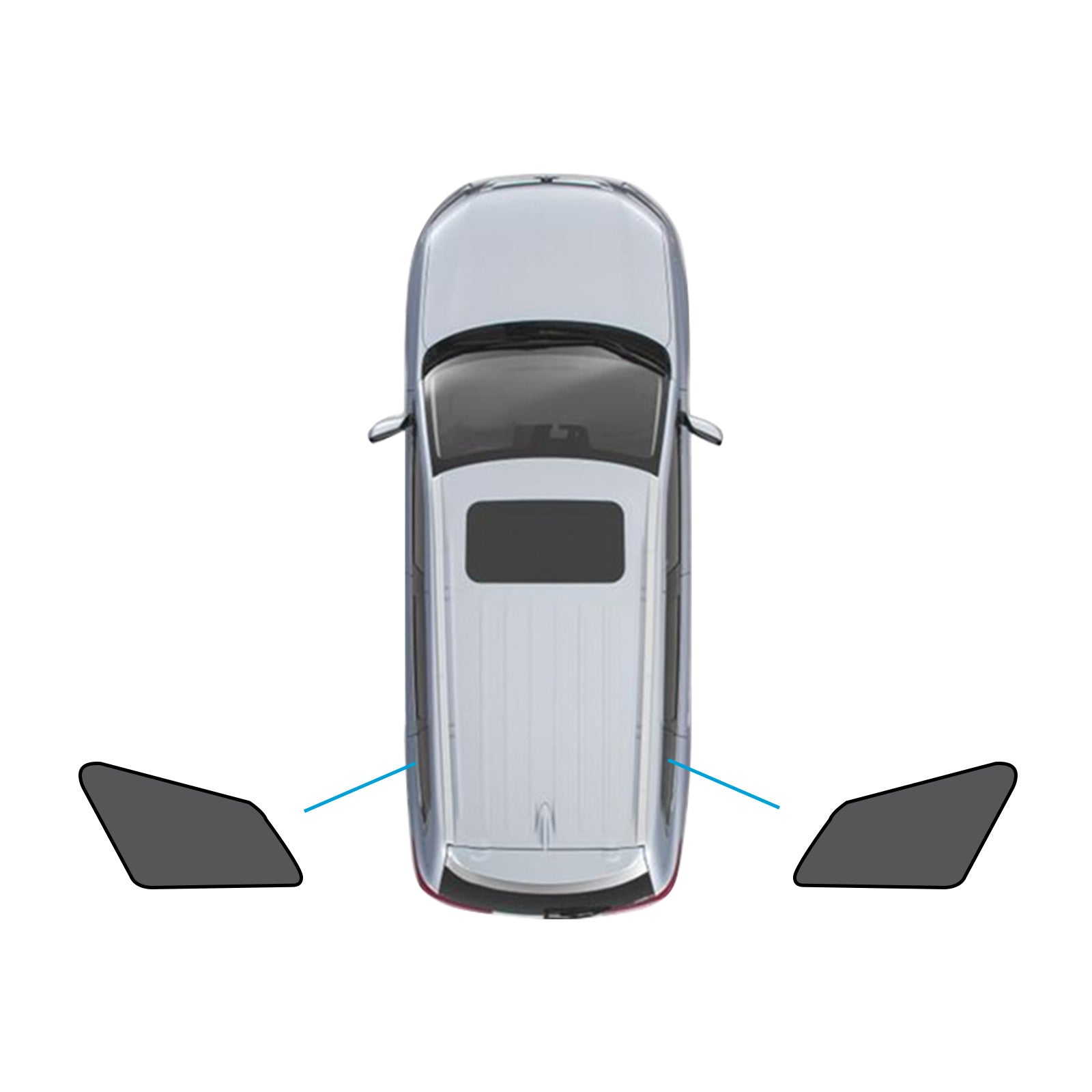 Window Magnetic Mesh Sunshades Suitable for Kia Sportage 21-24 UVA  Protection-2