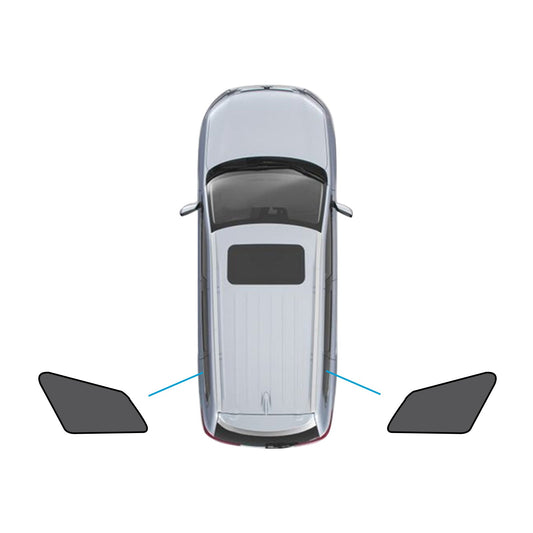 2x Triangular Window Magnetic Mesh Sunshades Suitable for Kia Sportage 2021-2024-0