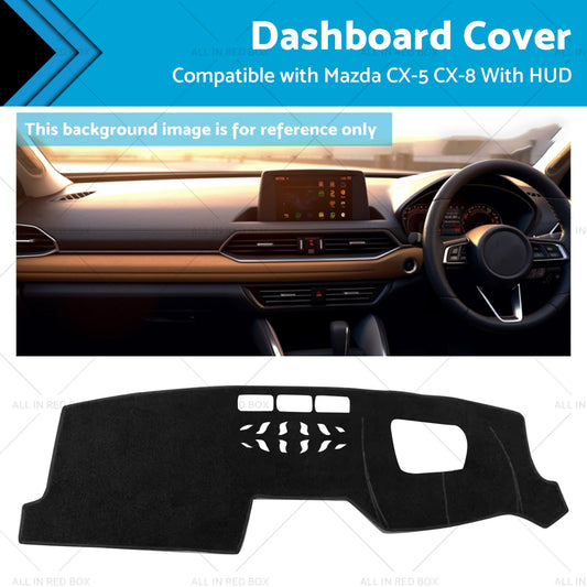Dash Mat Dashmat Dashboard Cover Suitable For Mazda CX-5 CX-8 With HUD 2017-2022-0