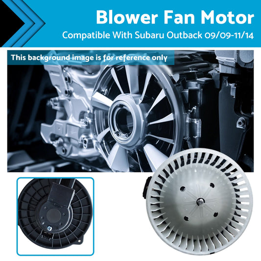 HVAC Blower Fan Motor 2 Pins Dashboard Suitable For Subaru Outback 2009-2014-0