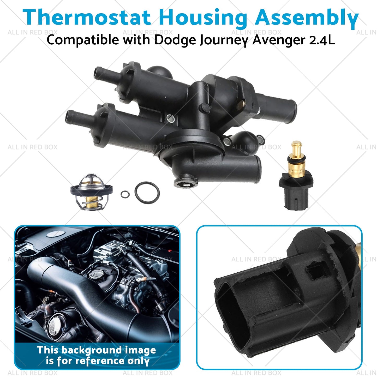 Thermostat Housing Assembly Suitable for Dodge Journey Avenger 2. 4L 09-20-3
