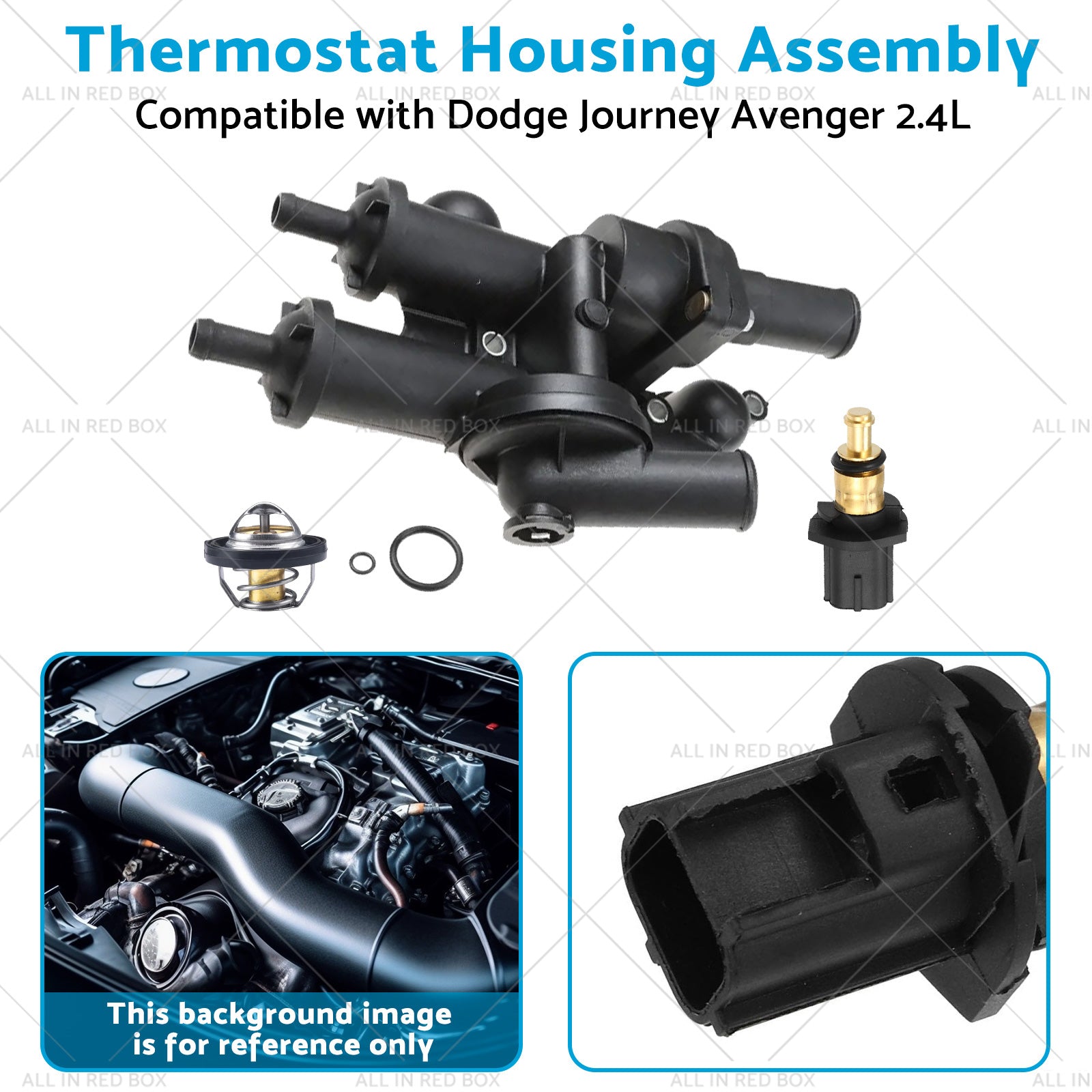 Thermostat Housing Assembly Suitable for Dodge Journey Avenger 2. 4L 09-20-3