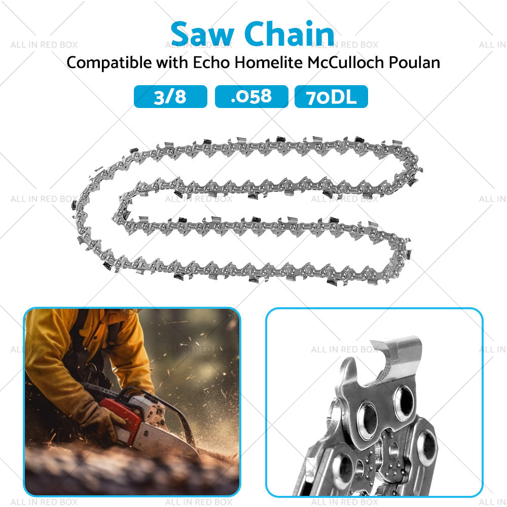 3 8inch. 058 70DL Semi Chisel Tungsten Carbide Chainsaw Chain Suitable for Echo-3