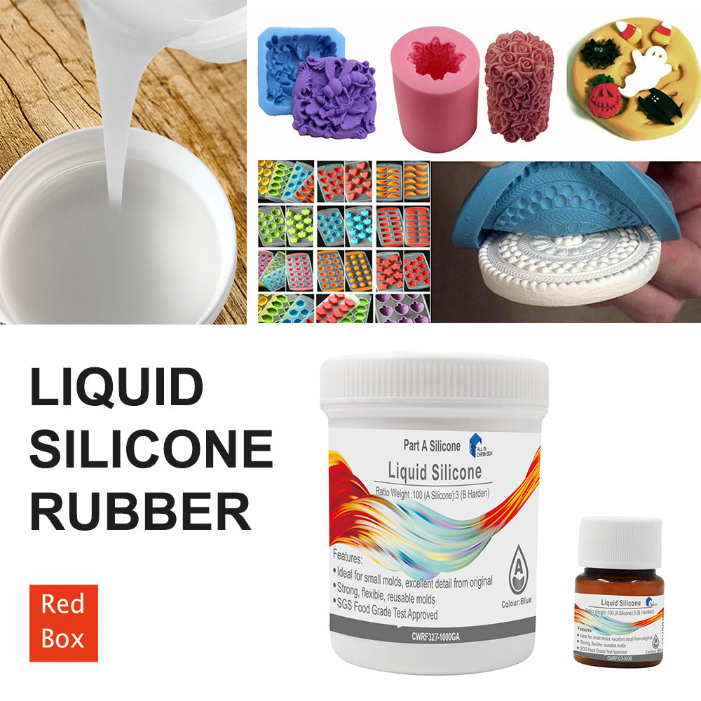 SH25 Liquid Silicone Mold Rubber Mould Making Kit 100:3 Mix - 5Kg 10Kg White-4