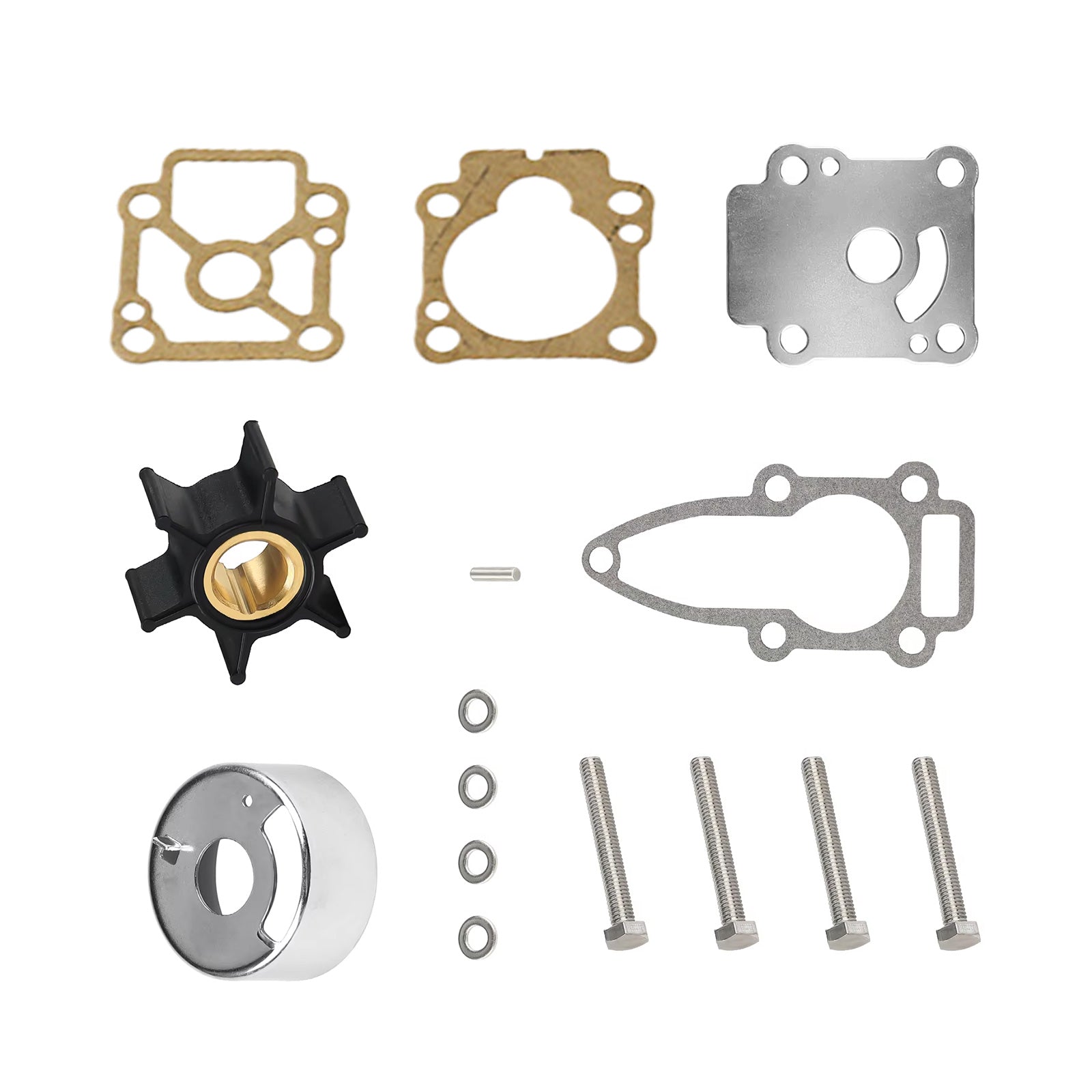 Impeller Water Pump Kit Suitable for Mercury Mariner Tohatsu M8hp 3B2-873222-4
