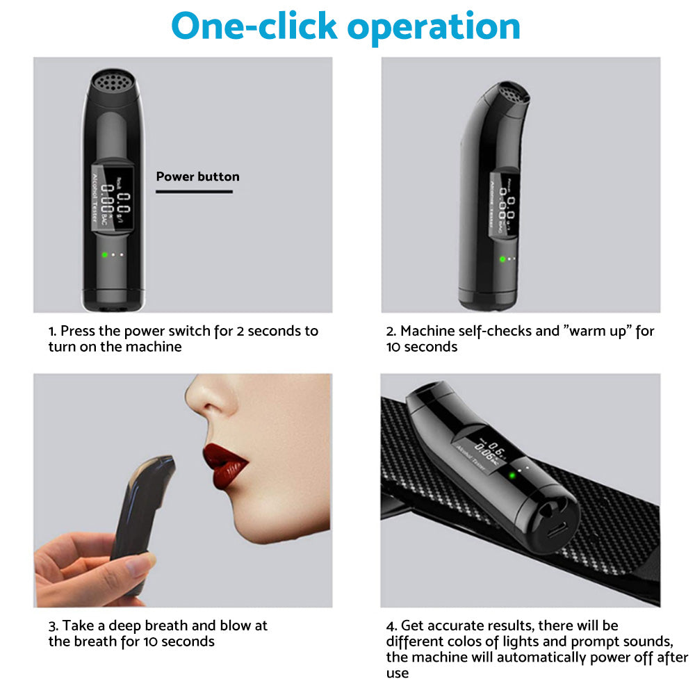 Portable LCD Digital Alcohol Breath Tester Personal Breathtester-2