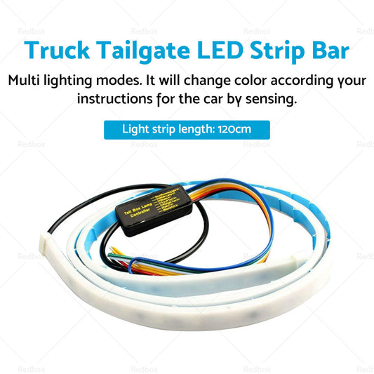 Truck Tailgate LED Strip Bar Reverse Brake Turn Signal Tail Light Waterproof-1