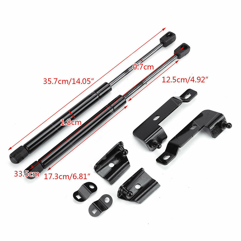 Front Hood Bonnet Gas Strut Damper Lift Kit For Nisssan Navara D40 2005-2014-4
