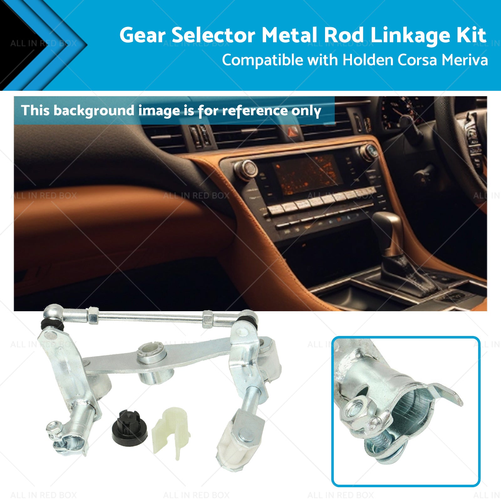 Gear Selector Metal Rod Linkage Kit Suitable For Holden Corsa C Combo Meriva-0