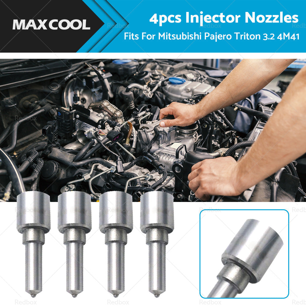 4 PCS Injector Nozzle For Mitsubishi Pajero 00-16 Triton 06-09 4M41 DLLA148PN283-2