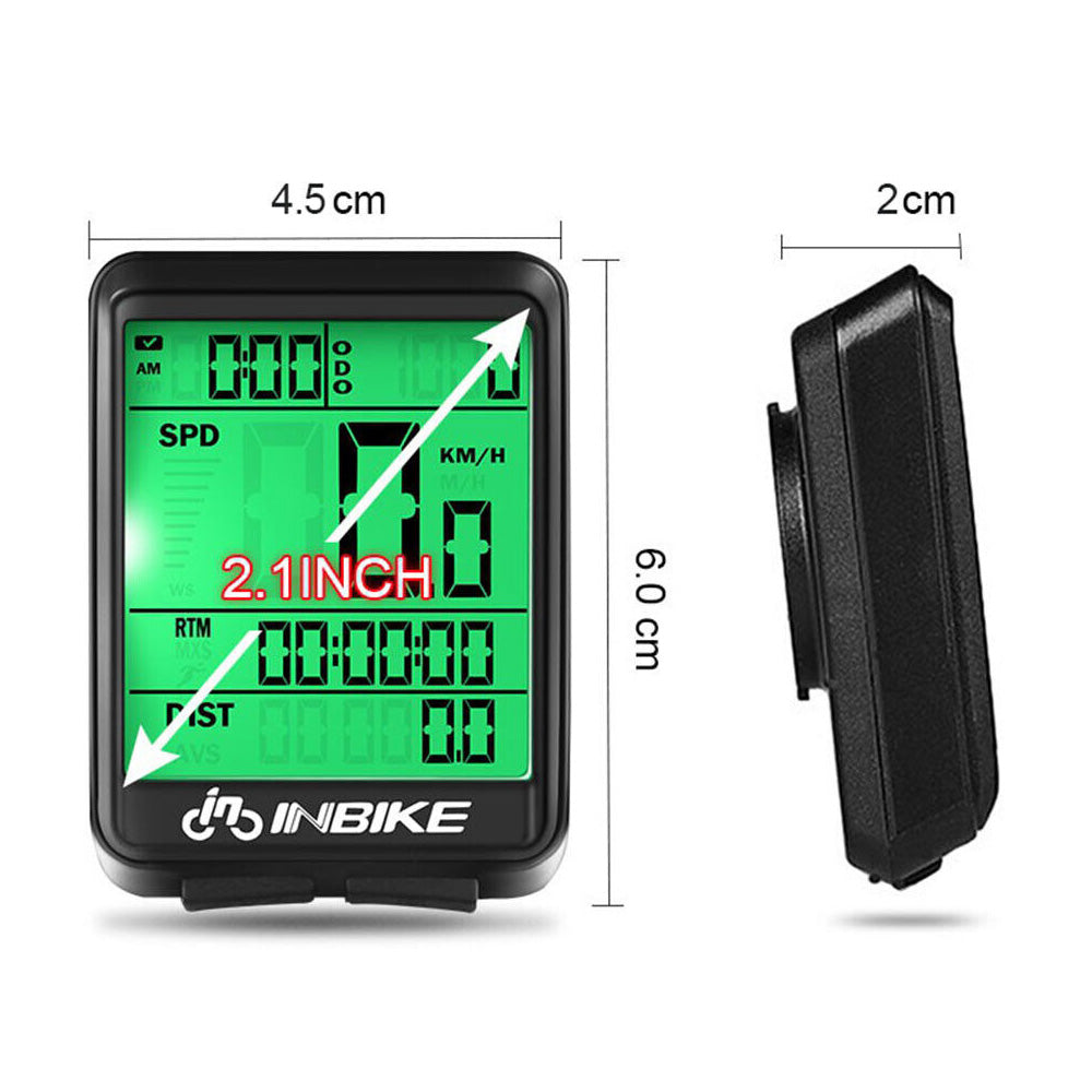 Wireless Cycling Bike LCD Speedometer Computer Odometer Suitable For Bicycle Waterproof-2