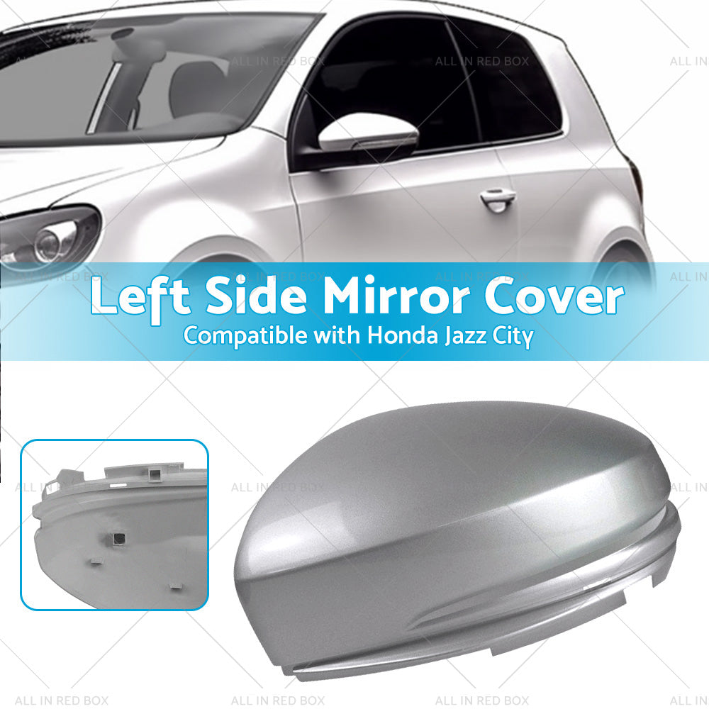 Left Wing Mirror Cap Cover Suitable For Honda Jazz GK 15-18 City 14-18 LH Silver-2