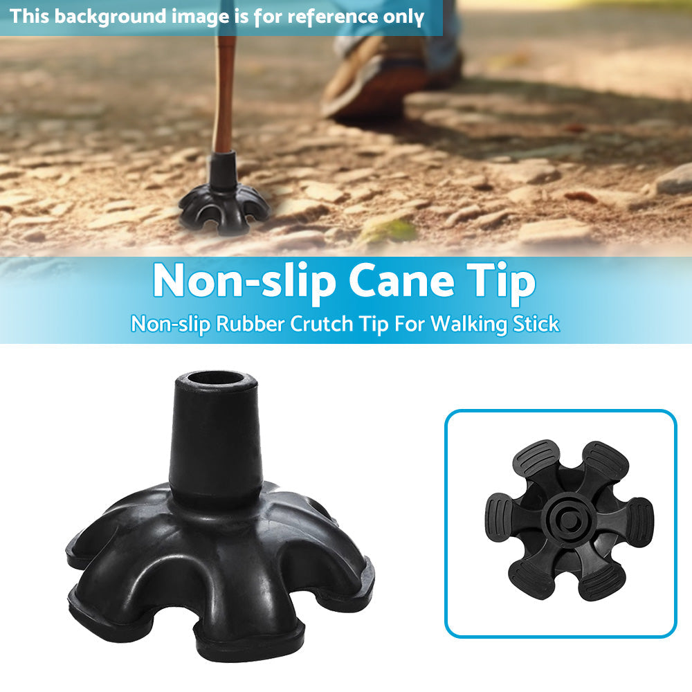Cane Tip Tripod Non-slip Rubber 19mm Crutch Tip For Walking Stick High Quality-4